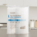 McKesson Reclosable Bag 12 X 12 Inch Polyethylene Clear Zipper Closure (957786_CS) 10/CS