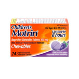 Motrin® Children's Pain Relief 100 mg Strength Ibuprofen Chewable Tablet 24 Per Bottle (1218802_BT) 1/BT