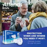 Attends® Advanced Unisex Adult Incontinence Brief Medium Disposable Heavy Absorbency (950223_CS) 96/CS