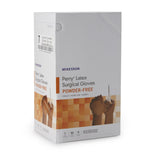 McKesson Perry® Surgical Glove Size 7 Sterile Latex Standard Cuff Length Smooth Brown Not Chemo Approved (1044730_CS) 200/CS