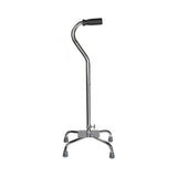 McKesson Large Base Quad Cane Steel 29 to 37-1/2 Inch Height Chrome (1065218_CS) 4/CS