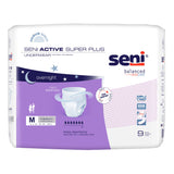 Seni® Active Super Plus Unisex Adult Absorbent Underwear Pull On with Tear Away Seams Medium Disposable Heavy Absorbency (1163818_PK) 9/PK