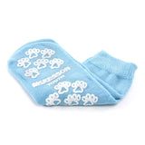 McKesson Terries™ Slipper Socks Unisex Child Single Tread Single Patient Use Light Blue (334873_PR) 1/PR