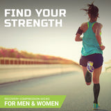 Green Drop™ Compression Socks Knee High Small / Medium Black Closed Toe (1230640_PR) 1/PR