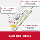 Accu-Chek® Blood Glucose Test Strips 100 Strips per Pack (1148721_BX) 100/BX