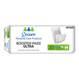 Secure Booster Pad Ultra Booster Pad 13 Inch Length Heavy Absorbency SecureLoc Core One Size Fits Most (975713_BG) 20/BG