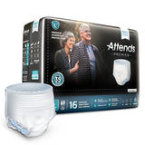 Attends® Premier Unisex Adult Absorbent Underwear Pull On with Tear Away Seams Large Disposable Heavy Absorbency (1128077_BG) 16/BG