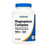 nutricost® Dietary Supplement Magnesium 500 mg Strength Capsule 240 Per Bottle (1270275_BT) 1/BT