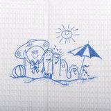 McKesson Procedure Towel 13 W X 18 L Inch White / Blue Cartoon Toes NonSterile (1069097_CS) 500/CS