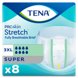 TENA ProSkin Stretch™ Super Unisex Adult Incontinence Brief 3X-Large Disposable Heavy Absorbency (897121_PK) 8/PK