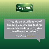 Depend® Fresh Protection Male Adult Absorbent Underwear Waistband Style Small / Medium Disposable Heavy Absorbency (984194_CS) 38/CS