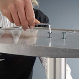 MT Displays Decorative Brochure Stand 11"w x 8.5"h Paper Area, Landscape (UDBS10Y0A4X2000) Each