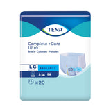 TENA Complete + Care Ultra™ Unisex Adult Incontinence Brief Large Disposable Moderate Absorbency (1243825_PK) 20/PK