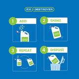 Rx Destroyer™ All-Purpose Drug Disposal System 13 lbs. Carton Weight (883254_CS) 4/CS