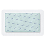 Zetuvit® Plus Silicone Border Super Absorbent Dressing Silicone Adhesive 6 X 10 Inch Rectangle (1242912_BX) 10/BX