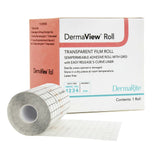 DermaView™ Transparent Film Dressing 4 Inch X 11 Yard 2 Tab Delivery Roll Sterile (946686_EA) 1/EA
