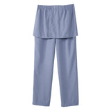 Silverts® Adaptive Pants Open Back Small Heather Chambray Blue Female (1227142_EA) 1/EA