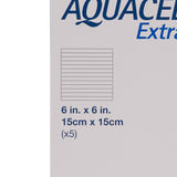 Aquacel® Extra™ Gelling Fiber Wound Dressing 6 X 6 Inch Square Sterile (785780_BX) 5/BX