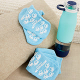 McKesson Terries™ Slipper Socks Unisex Child Single Tread Single Patient Use Light Blue (334873_PR) 1/PR