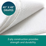 Encore™ General Purpose Drape Drape Sheet 40 W X 48 L Inch NonSterile (237740_CS) 100/CS