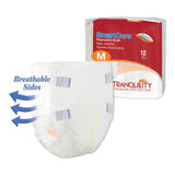 Tranquility SmartCore™ Unisex Adult Incontinence Brief Medium Disposable Heavy Absorbency (801661_PK) 12/PK
