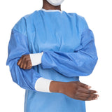 Astound® Non-Reinforced Surgical Gown with Towel Large Blue Sterile AAMI Level 3 Disposable (251111_EA) 1/EA