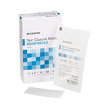 McKesson Skin Closure Strip 1/8 X 3 Inch Nonwoven Material Reinforced Strip White (876305_PK) 1/PK