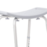 McKesson Bath Bench Without Arms Aluminum Frame Without Backrest 19-1/4 Inch Seat Width 300 lbs. Weight Capacity (1065209_EA) 1/EA