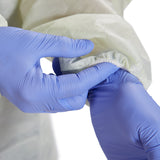 McKesson Protective Procedure Gown X-Large Yellow NonSterile AAMI Level 2 Disposable (1247992_BG) 10/BG