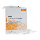 McKesson Elastic Net Retainer Dressing Tubular Elastic 7-1/2 Inch X 25 Yard (19.1 cm X 22.9 m) Size 2 White Small Hand / X-Small Arm / Leg / Foot NonSterile (1113346_CS) 10/CS