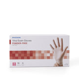McKesson Confiderm® Exam Glove Small NonSterile Vinyl Standard Cuff Length Smooth Clear Not Rated (871022_CS) 1000/CS