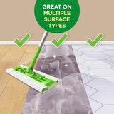 Swiffer® Wet Saturated Wet Mop Pad Bound Edge White Cloth Disposable (1260306_CT) 72/CT