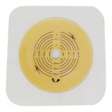 Safe n Simple™ Ostomy Barrier Trim to Fit, Standard Wear Flexible Tape 70 mm Flange Up to 2-1/4 Inch Opening 5 X 5 Inch (1243979_BX) 10/BX