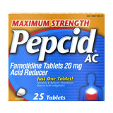 Pepcid® AC Maximum Strength Antacid 20 mg Strength Tablet 25 per Box (1228781_BX) 25/BX