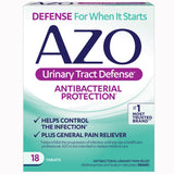 AZO® Urinary Tract Defense Urinary Pain Relief 162 mg - 162.5 mg Strength Methenamine / Sodium Salicylate Tablet 18 per Box (1268935_BX) 1/BX