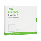 Exufiber® Gelling Fiber Dressing 6 X 6 Inch Square (1163438_BX) 10/BX