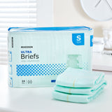 McKesson Ultra Unisex Adult Incontinence Brief Small Disposable Heavy Absorbency (884171_CS) 4/CS