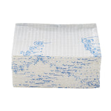 McKesson Procedure Towel 13 W X 18 L Inch White / Blue Cartoon Toes NonSterile (1069101_CS) 500/CS