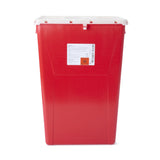 McKesson Prevent® Sharps Container Red Base 24-3/5 H X 17-3/10 W X 13 L Inch Vertical Entry 18 Gallon (862336_EA) 1/EA