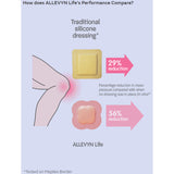 Allevyn Life Foam Dressing 4 X 4 Inch With Border Film Backing Silicone Gel Adhesive Quadrilobe Sterile (834478_EA) 1/EA