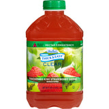 Thick & Easy® Thickened Beverage 46 oz. Bottle Kiwi Strawberry Flavor Liquid IDDSI Level 2 Mildly Thick (671147_CS) 6/CS