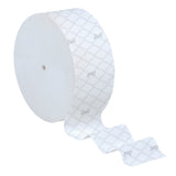 Scott® Essential Coreless JRT Toilet Tissue White 2-Ply Jumbo Size Coreless Roll Continuous Sheet 3-3/4 Inch X 1150 Foot (462011_CS) 12/CS
