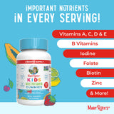 Mary Ruth's® Kids Multivitamin Dietary Supplement Vitamin A / C / D / E 390 mcg - 10 mg - 3 mcg - 4 mg Strength Gummie 60 Per Bottle Fruit Flavor (1271760_EA) 1/EA