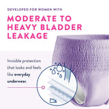 Prevail® Daily Underwear Female Adult Absorbent Underwear Pull On with Tear Away Seams Large Disposable Heavy Absorbency (889082_BG) 18/BG
