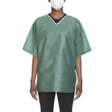 Graham Medical Products Patient Shirt Large Green Without Pockets Short Sleeve Unisex (941584_CS) 30/CS