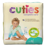 Cuties® Complete Care Unisex Baby Diaper Size 4 Disposable Heavy Absorbency (1206482_CS) 200/CS