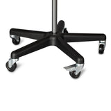 Tech-Med Mobile Instrument Stand Hand Operated Single Post 5-Leg Base Small Tray (640185_EA) 1/EA