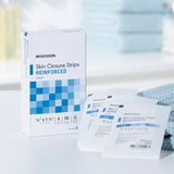 McKesson Skin Closure Strip 1/4 X 1-1/2 Inch Nonwoven Material Reinforced Strip White (876307_PK) 1/PK