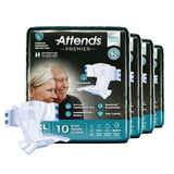 Attends® Premier Unisex Adult Incontinence Brief X-Large Disposable Heavy Absorbency (1128075_CS) 40/CS