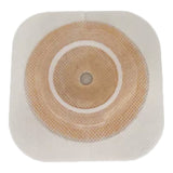 Safe N Simple Ostomy Barrier Trim to Fit, Standard Wear Flexible Tape 45 mm Flange Up to 1-1/4 Inch Opening 4-1/2 X 4-1/2 Inch (1243977_BX) 10/BX